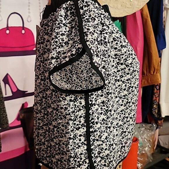 Rag & Bone Black Floral Flavia Top XXS - Picture 8 of 11